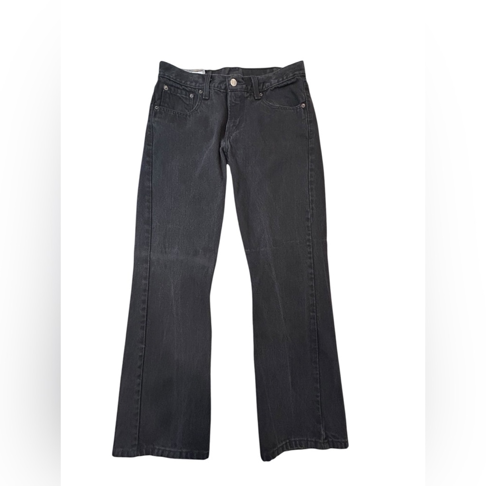 Stetson Men’s Black Riveted Work Slim Straight Leg VTG Western Jeans‎